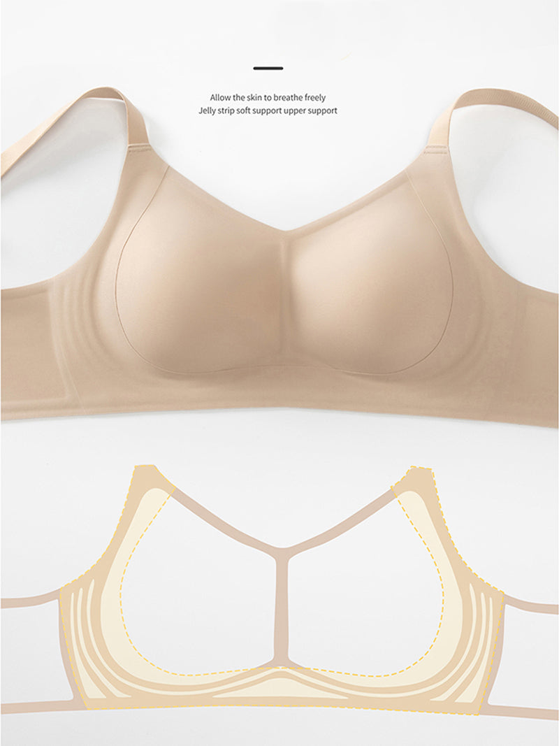 Large Size Lifting Jelly Strip Bra