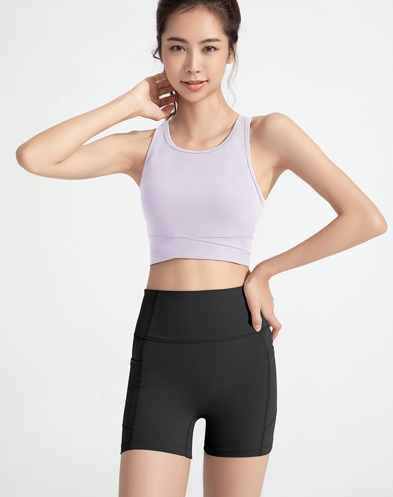 Waterdrop Back Yoga Bra