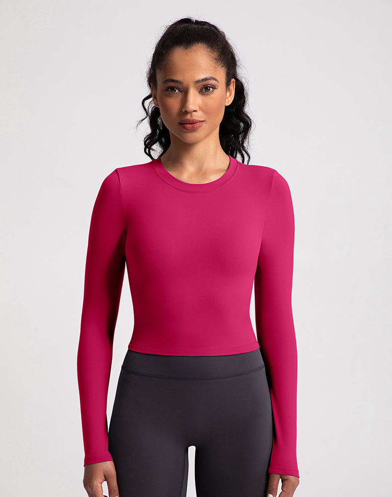 Open Back Long Sleeve Yoga Top