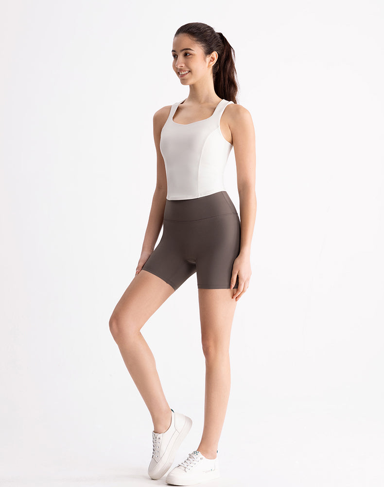 Wide Strap U-neck Yoga Tank