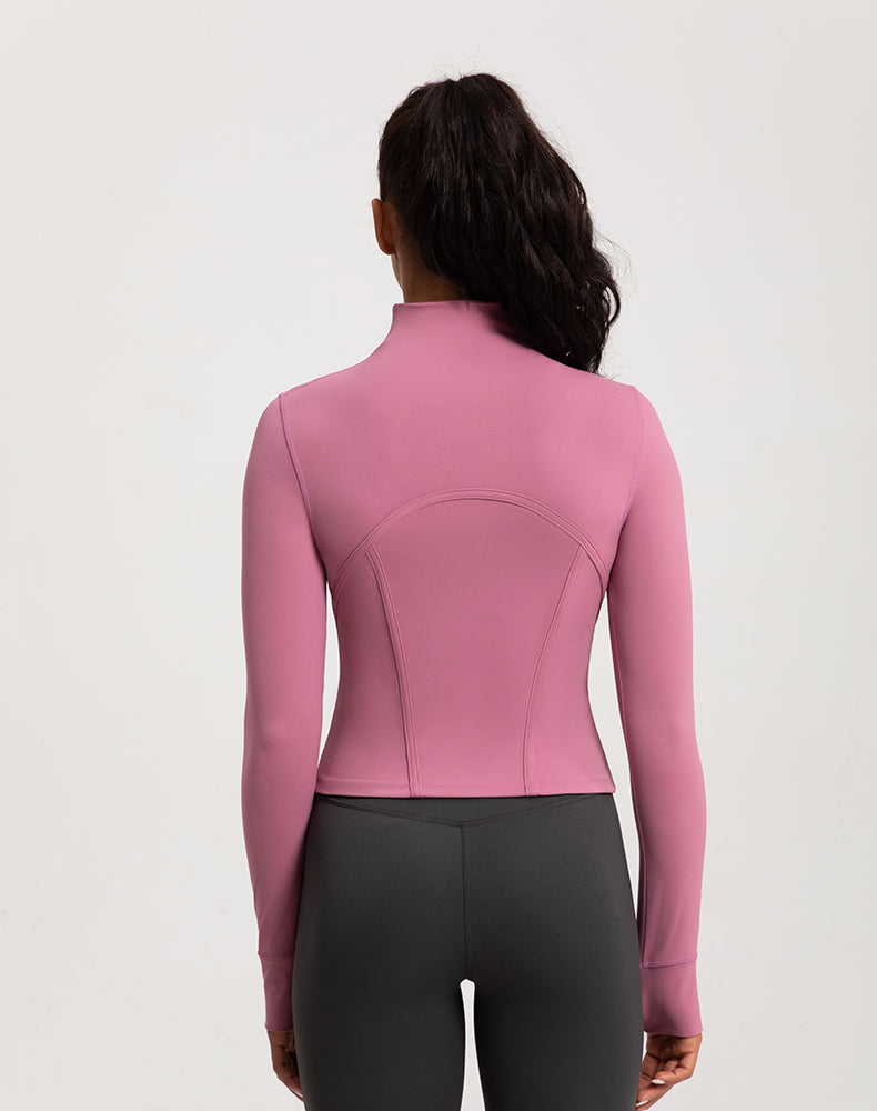 Stand Collar Yoga Jacket