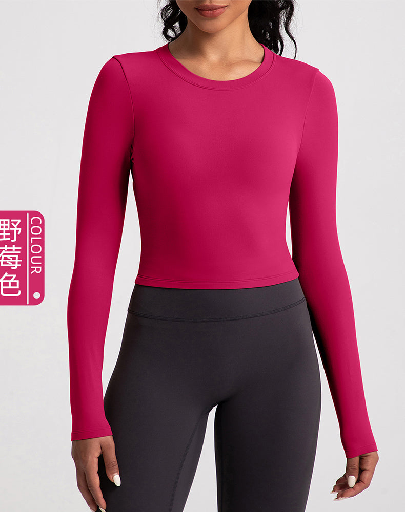 Open Back Long Sleeve Yoga Top