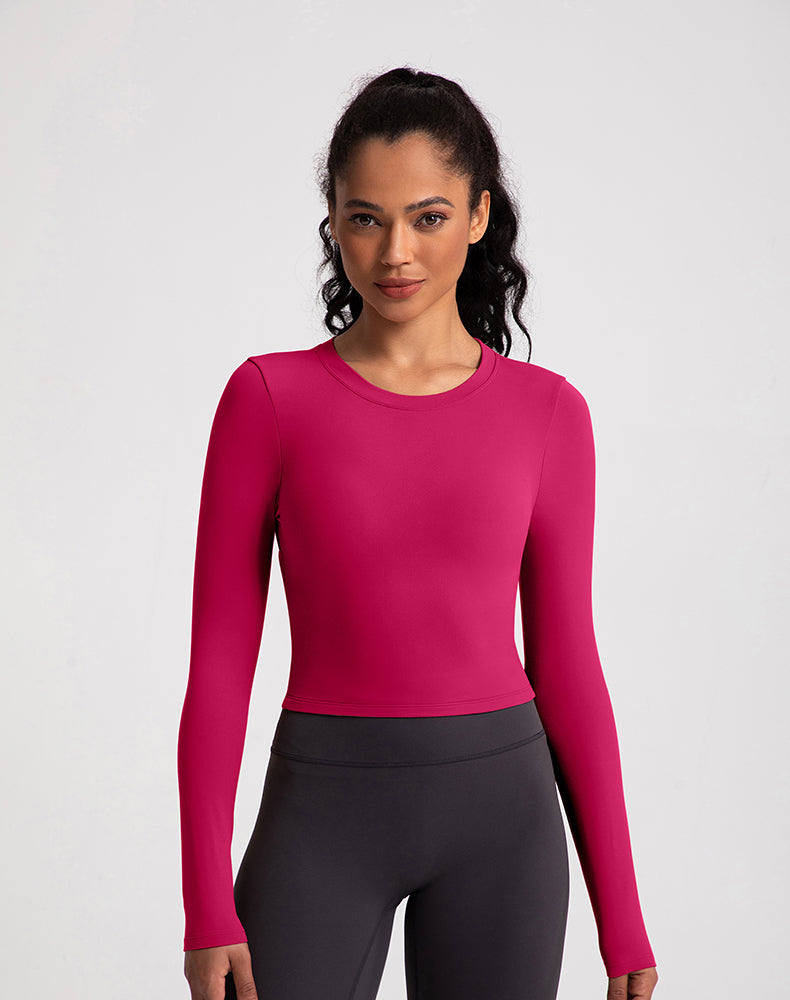 Open Back Long Sleeve Yoga Top