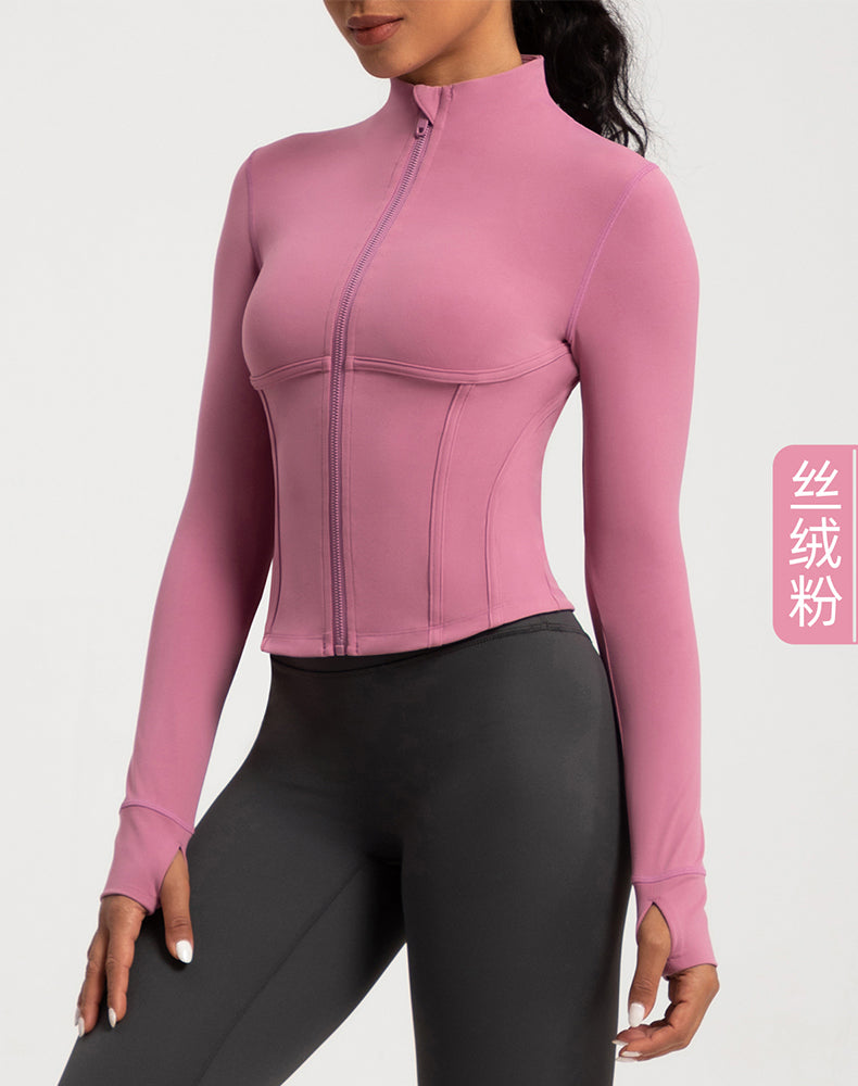 Stand Collar Yoga Jacket