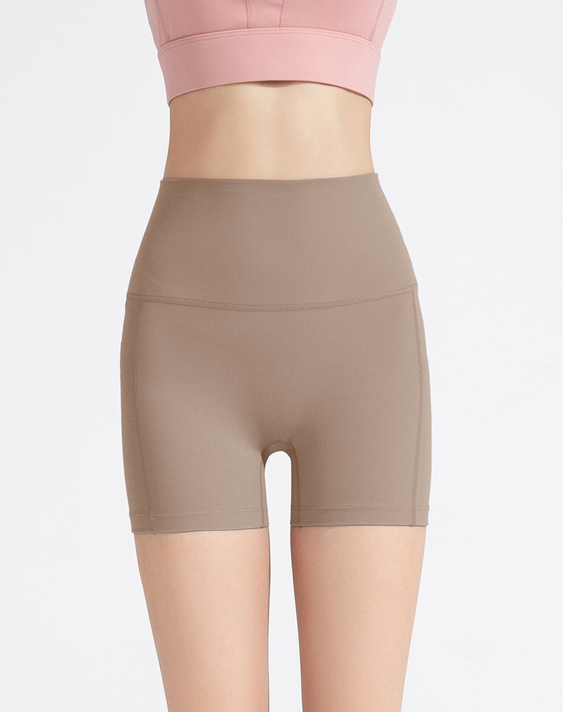 Seamless Crotch Tummy ControlYoga Shorts