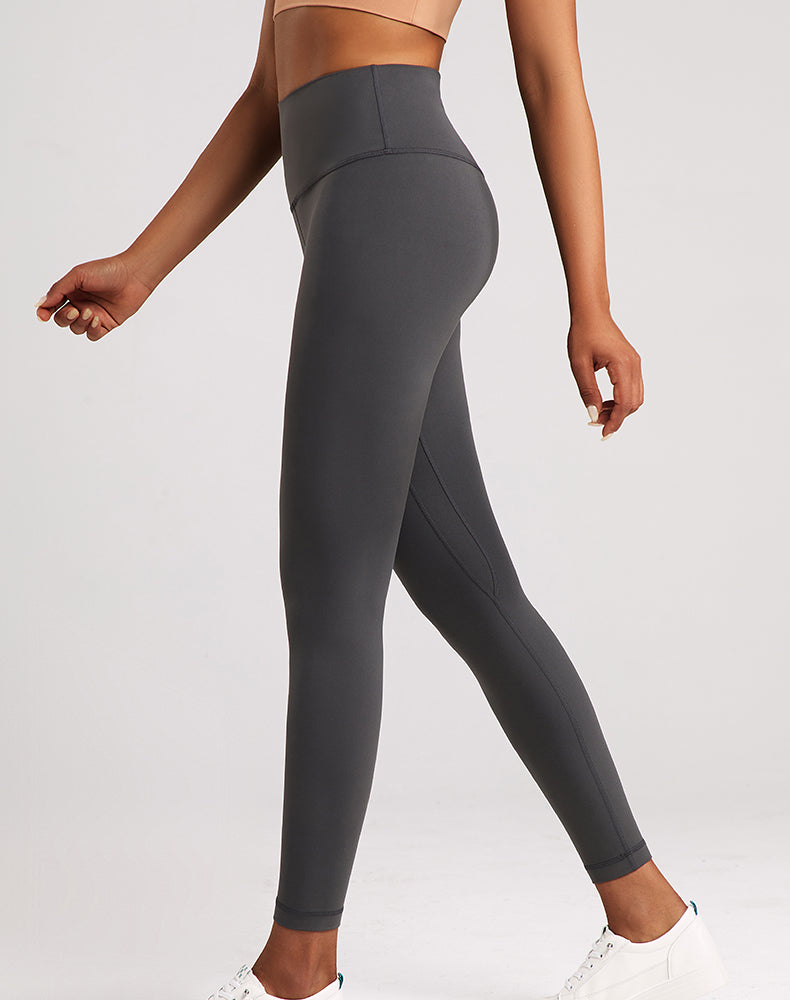 Lycra Wide-Waisted Compression Yoga Pants