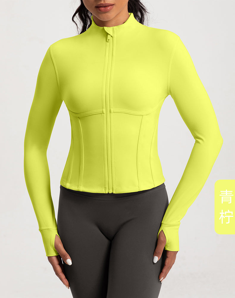 Stand Collar Yoga Jacket