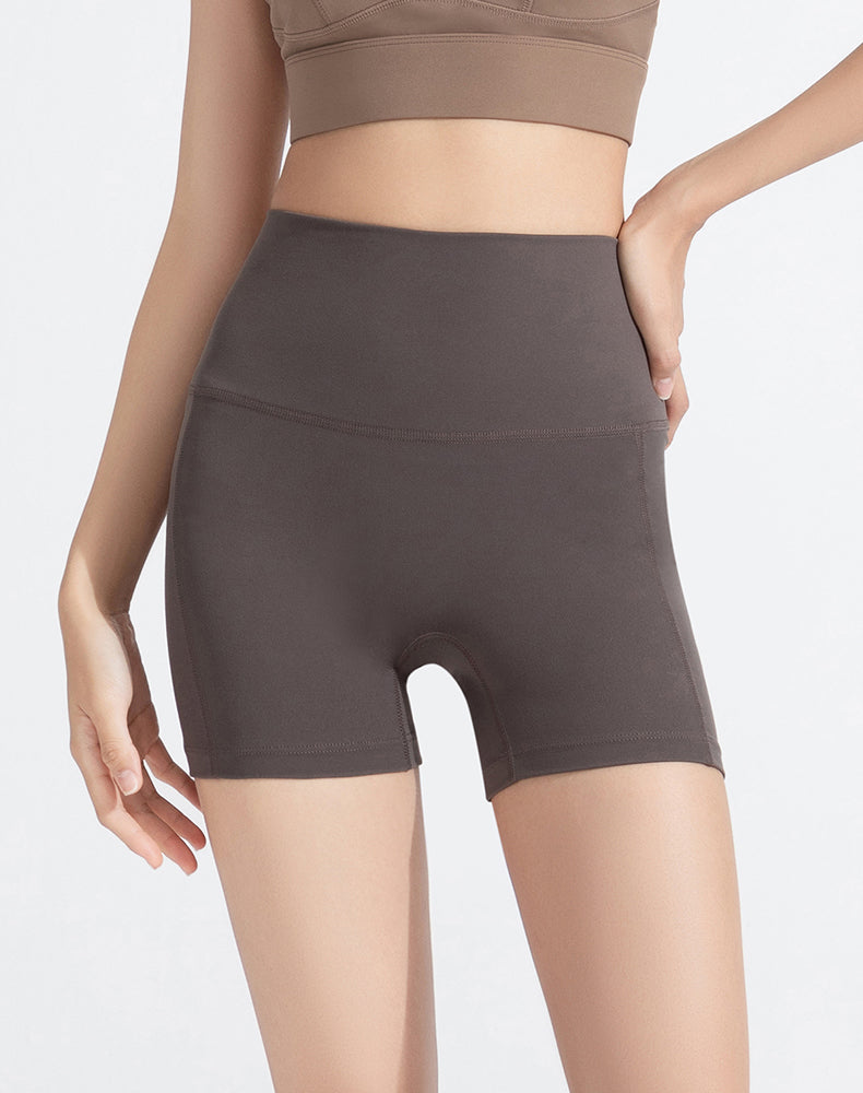 Seamless Crotch Tummy ControlYoga Shorts