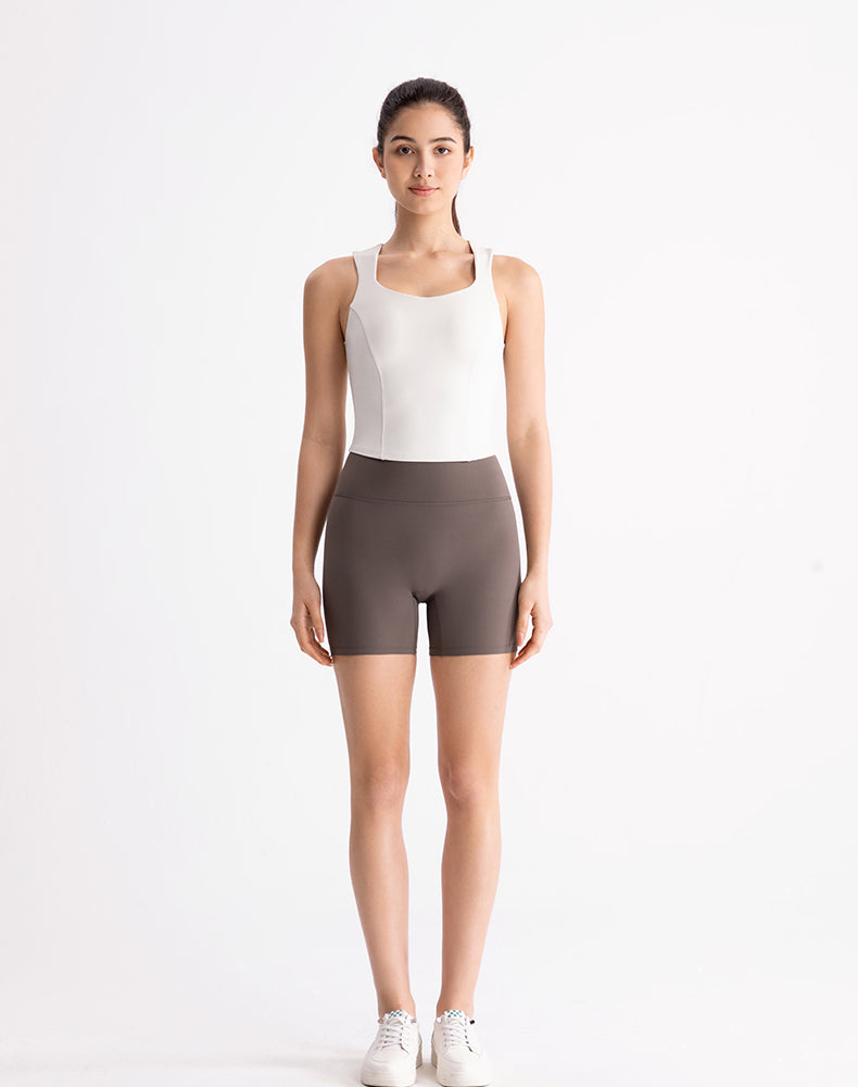 Wide Strap U-neck Yoga Tank