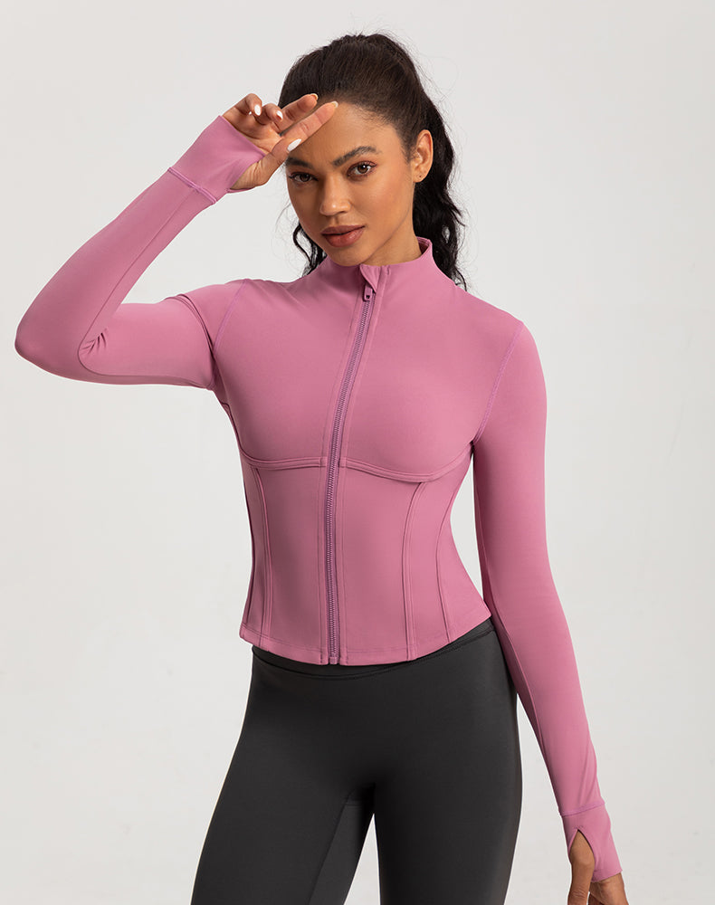 Stand Collar Yoga Jacket