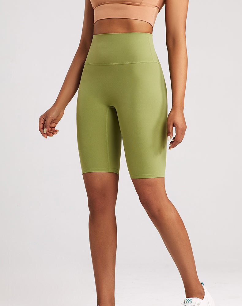 High-Waisted Butt-lifting Tummy Control Yoga Shorts