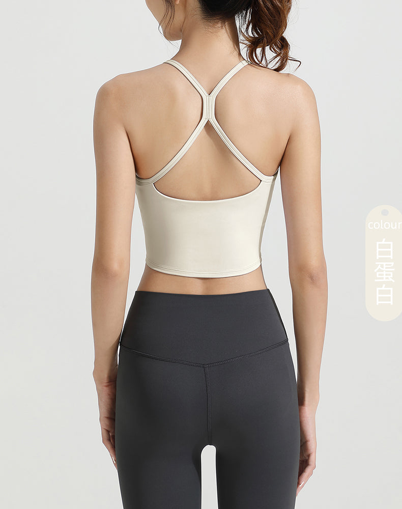 X-Back Strappy Yoga Bra