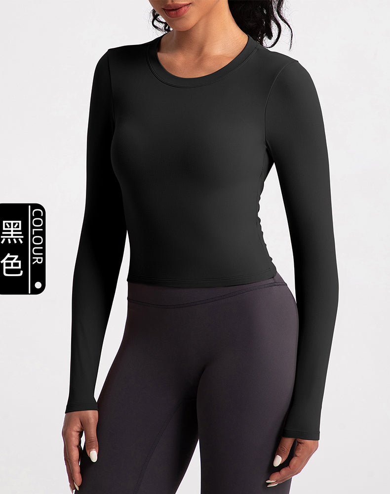 Open Back Long Sleeve Yoga Top