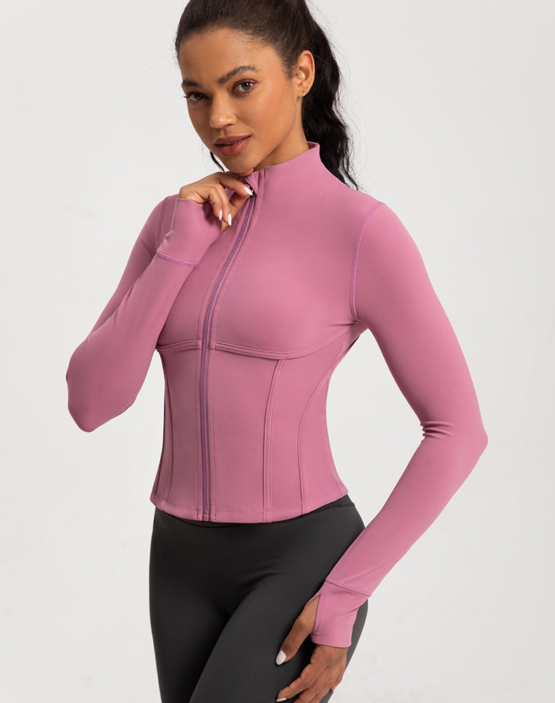 Stand Collar Yoga Jacket