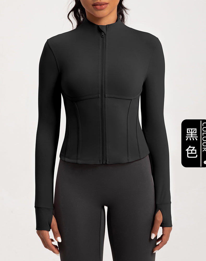 Stand Collar Yoga Jacket