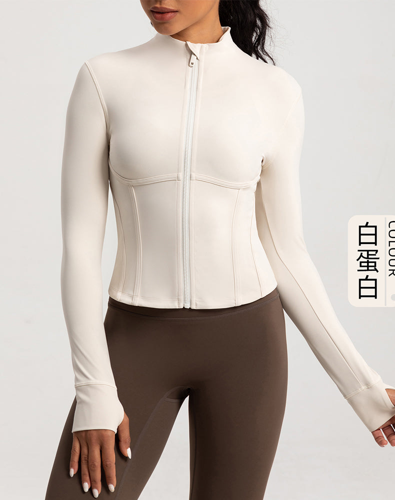 Stand Collar Yoga Jacket