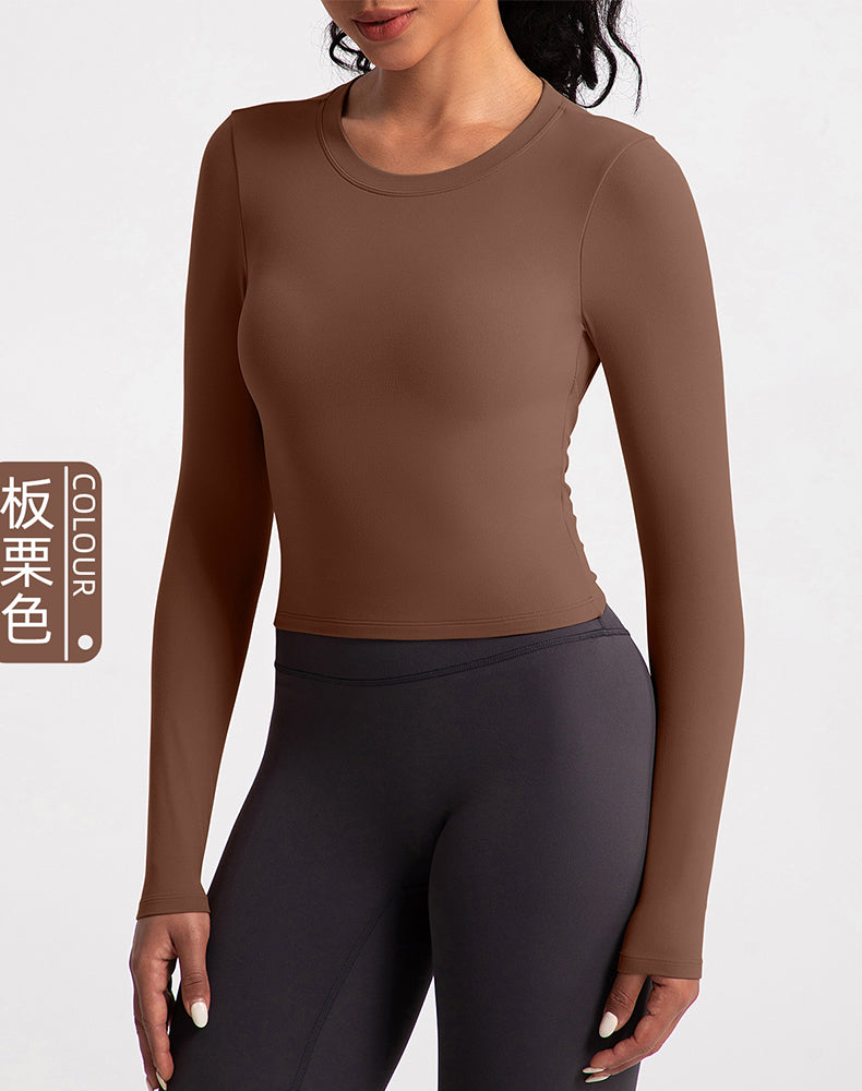 Open Back Long Sleeve Yoga Top