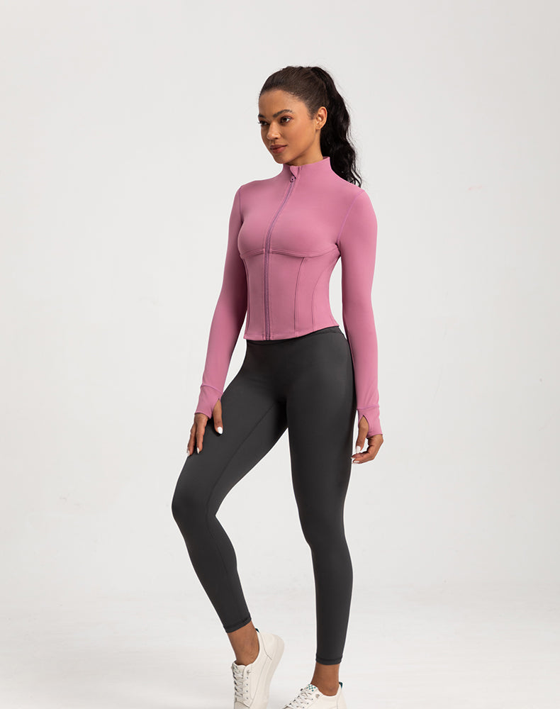 Stand Collar Yoga Jacket