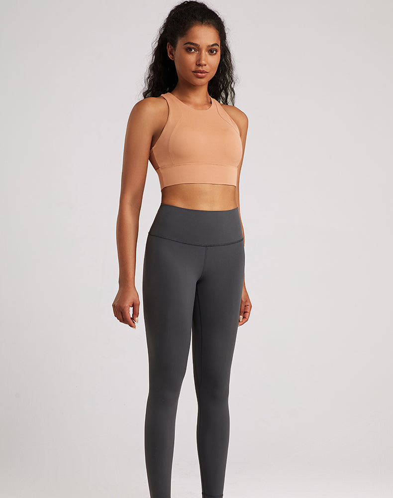 Lycra Wide-Waisted Compression Yoga Pants