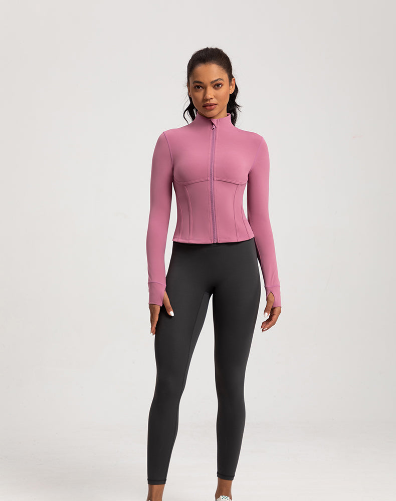 Stand Collar Yoga Jacket