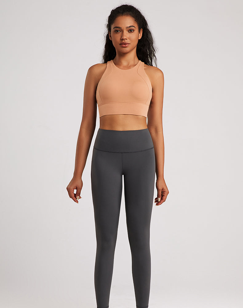 Lycra Wide-Waisted Compression Yoga Pants