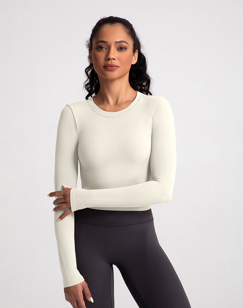 Open Back Long Sleeve Yoga Top