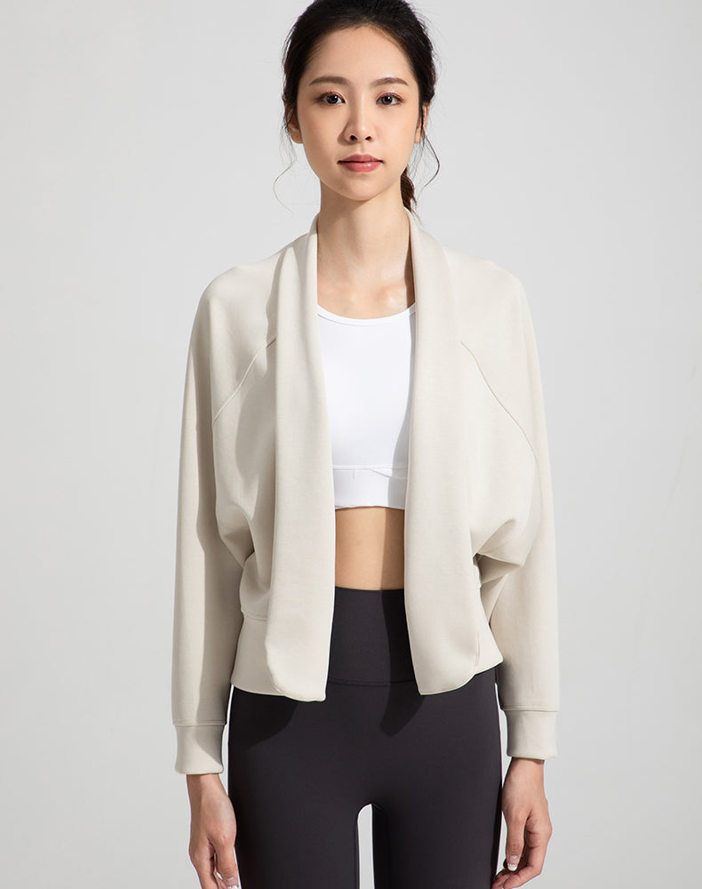 Shawl Collar Long Sleeve Jacket