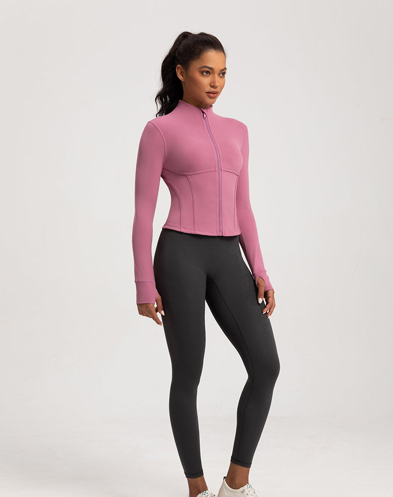 Stand Collar Yoga Jacket