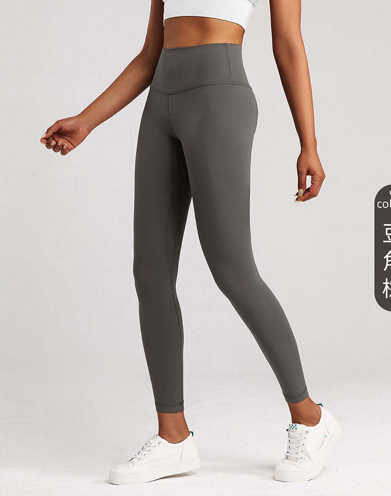 Lycra Wide-Waisted Compression Yoga Pants