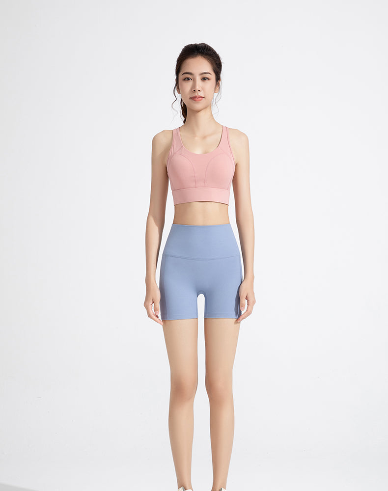 Seamless Crotch Tummy ControlYoga Shorts