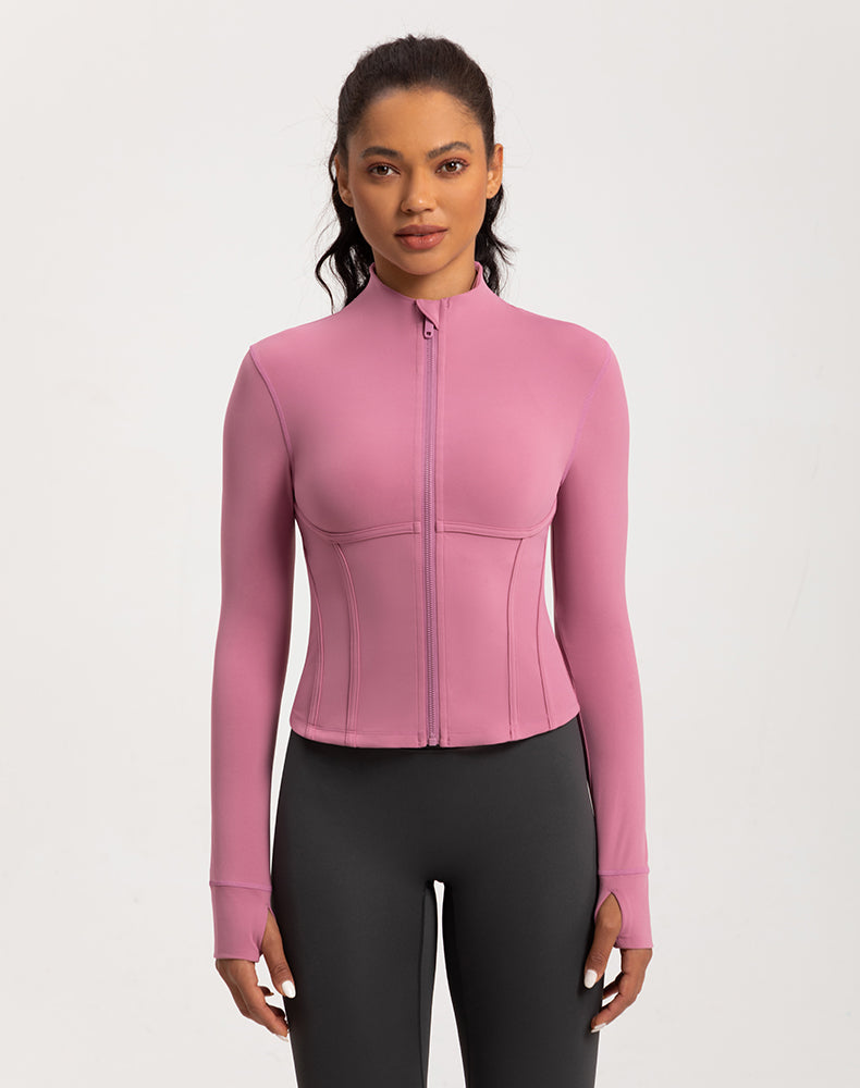 Stand Collar Yoga Jacket