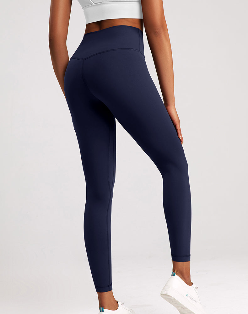 Lycra Wide-Waisted Compression Yoga Pants