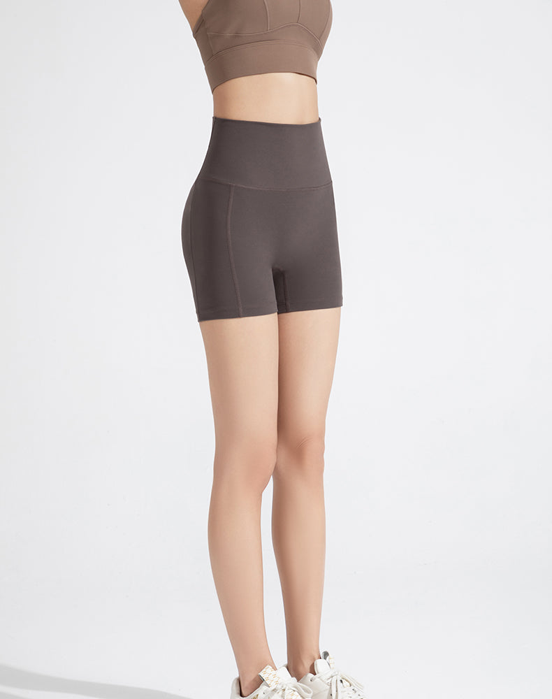 Seamless Crotch Tummy ControlYoga Shorts