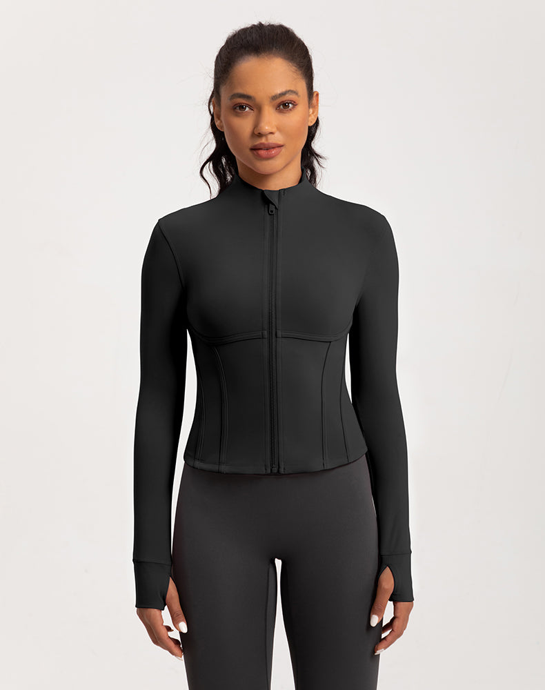 Stand Collar Yoga Jacket