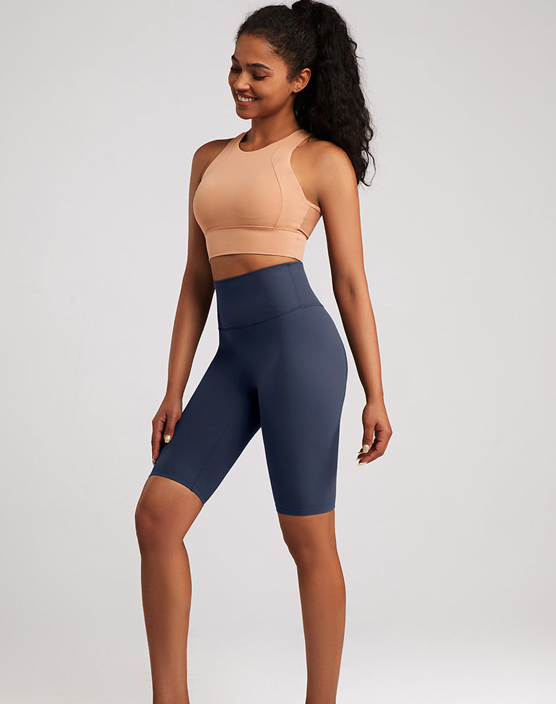 High-Waisted Butt-lifting Tummy Control Yoga Shorts