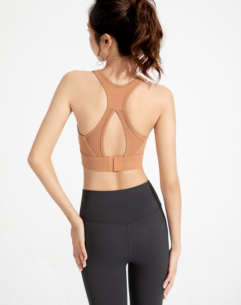 Adjustable Mesh Back Yoga Bra