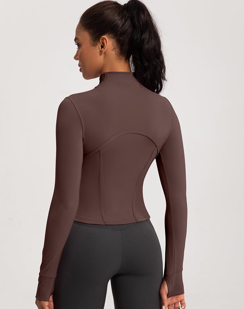 Stand Collar Yoga Jacket