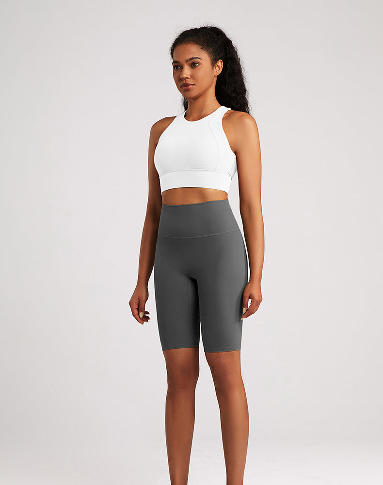 High-Waisted Butt-lifting Tummy Control Yoga Shorts