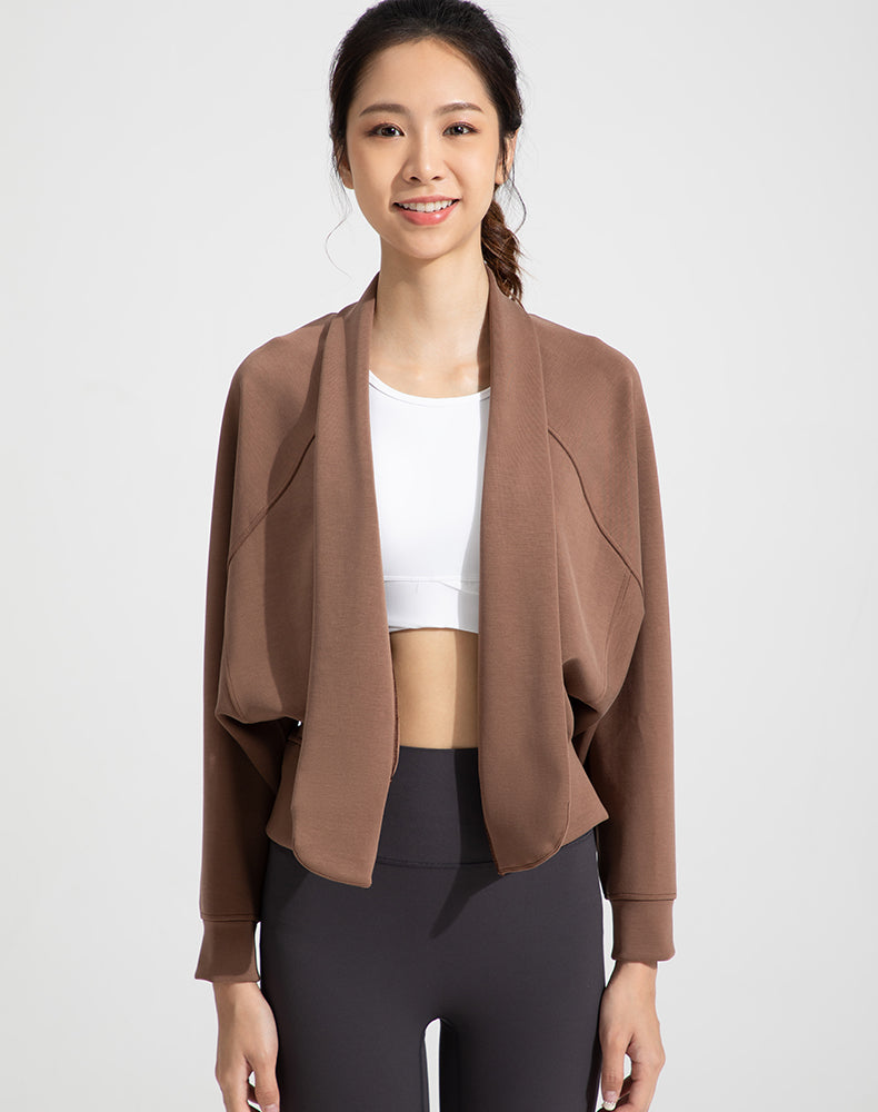 Shawl Collar Long Sleeve Jacket