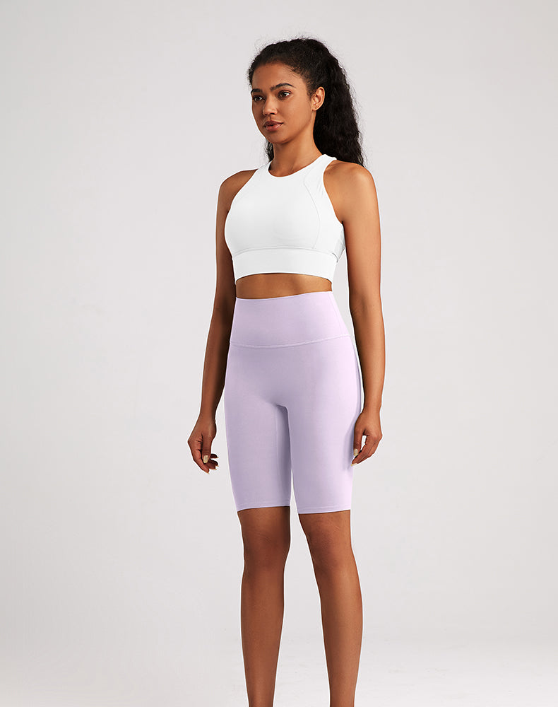 High-Waisted Butt-lifting Tummy Control Yoga Shorts