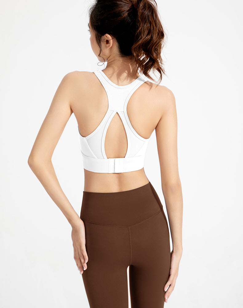 Adjustable Mesh Back Yoga Bra