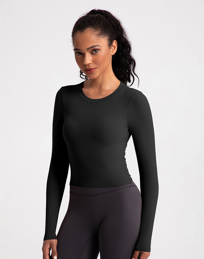 Open Back Long Sleeve Yoga Top