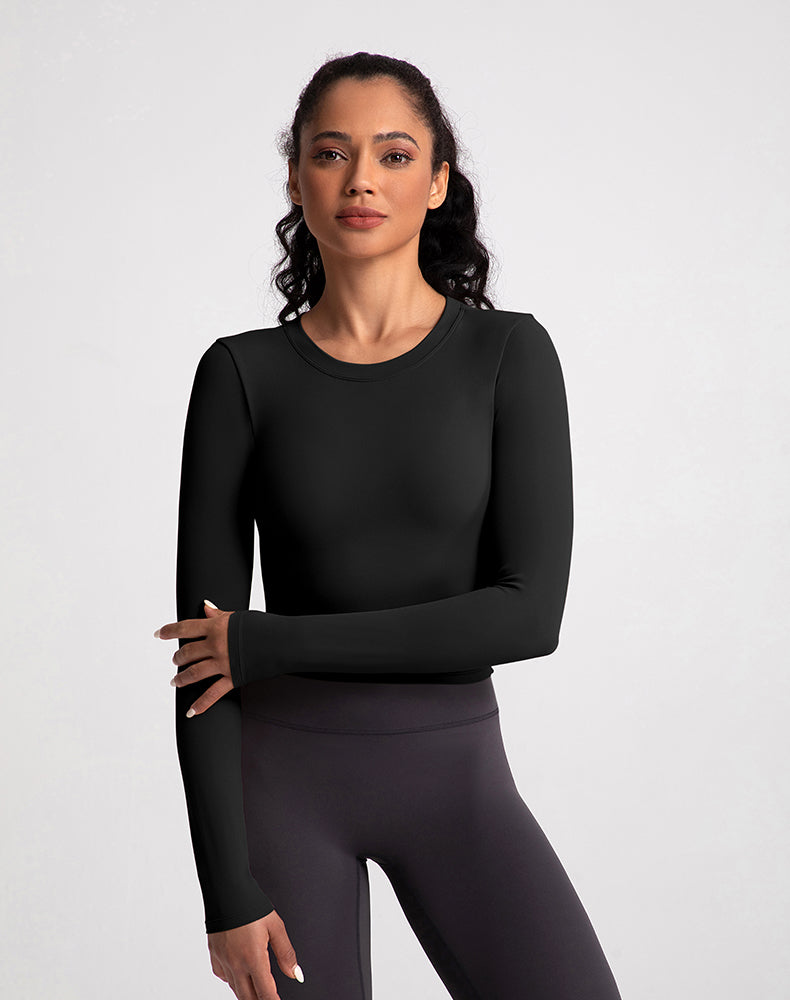 Open Back Long Sleeve Yoga Top