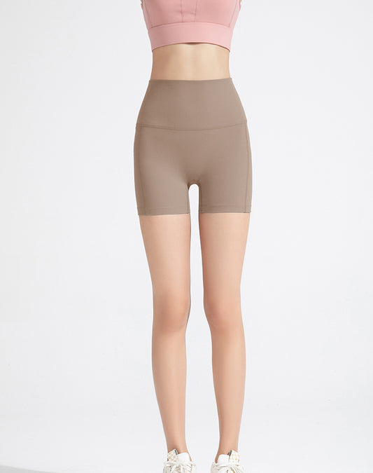 Seamless Crotch Tummy ControlYoga Shorts