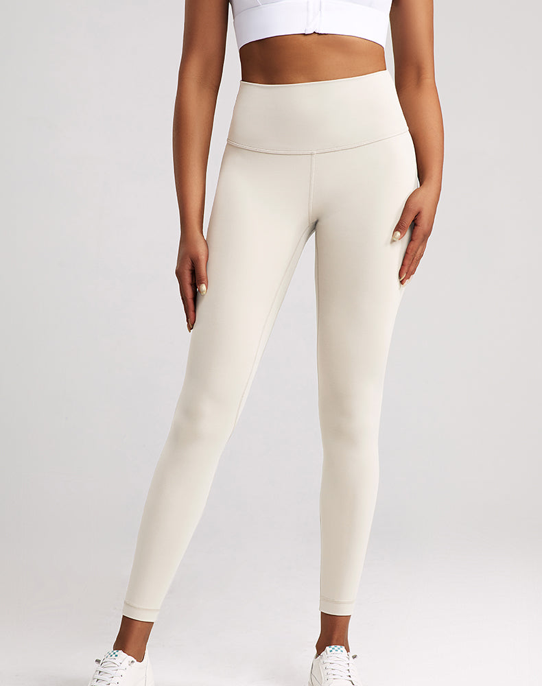 Lycra Wide-Waisted Compression Yoga Pants