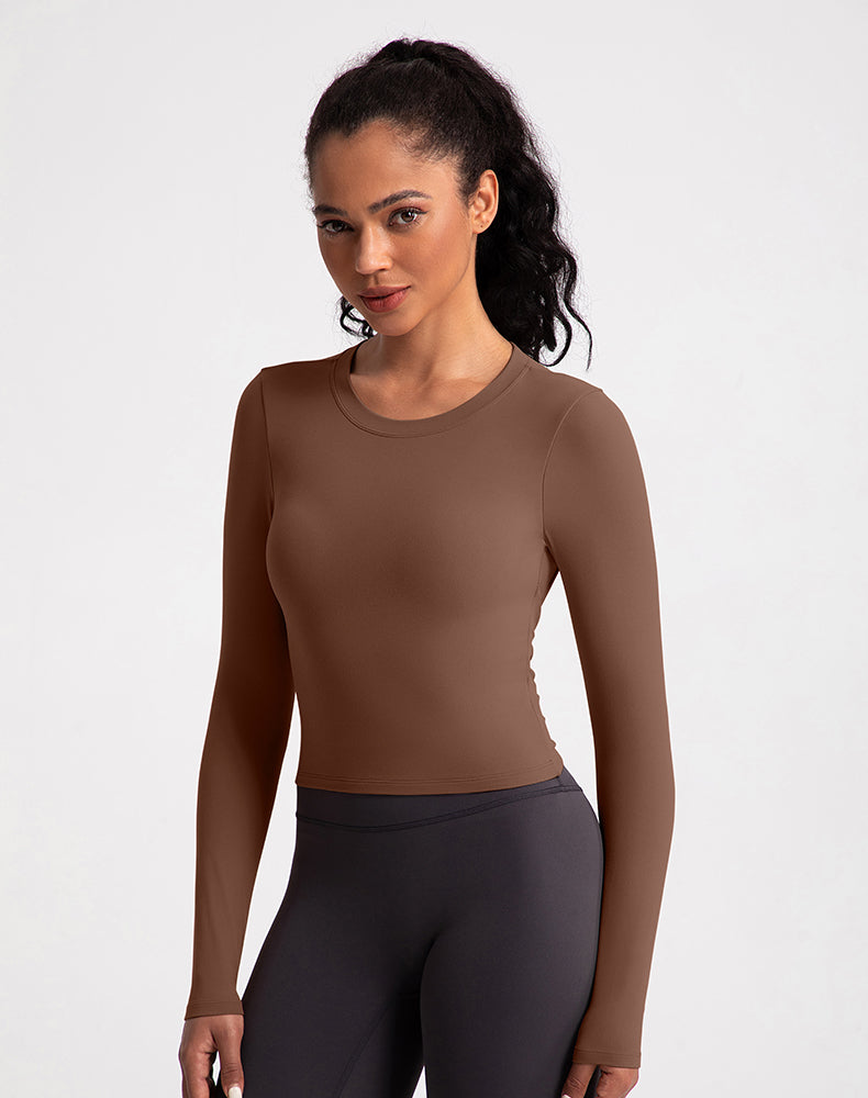 Open Back Long Sleeve Yoga Top