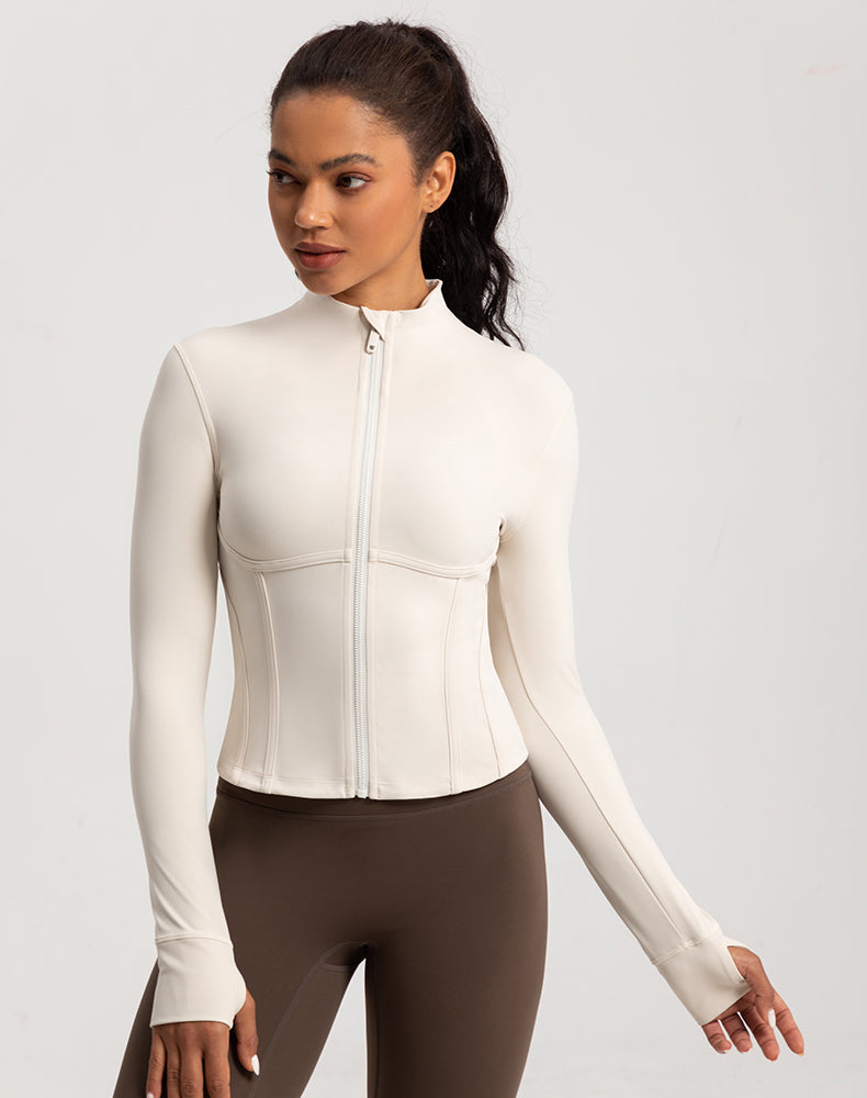 Stand Collar Yoga Jacket