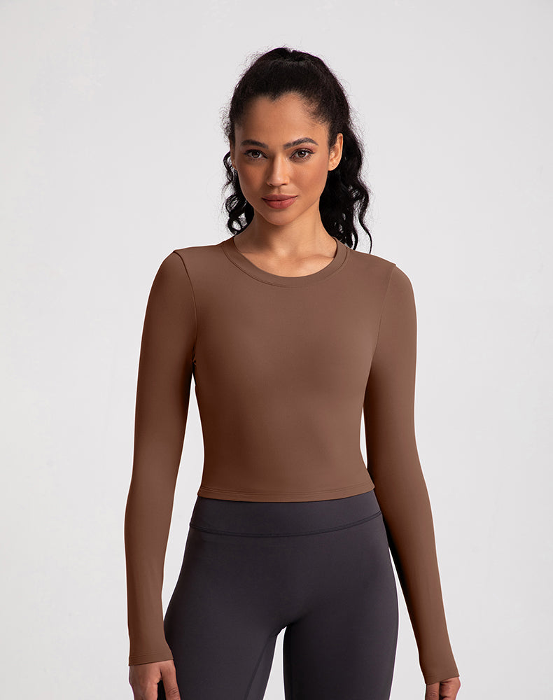 Open Back Long Sleeve Yoga Top