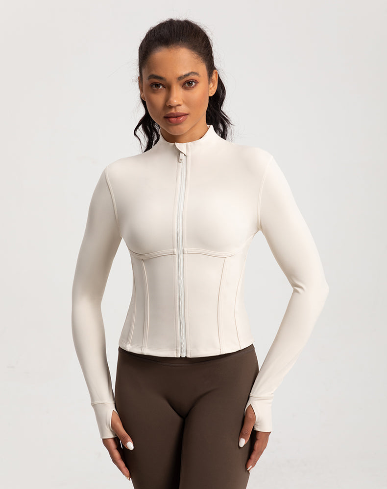 Stand Collar Yoga Jacket