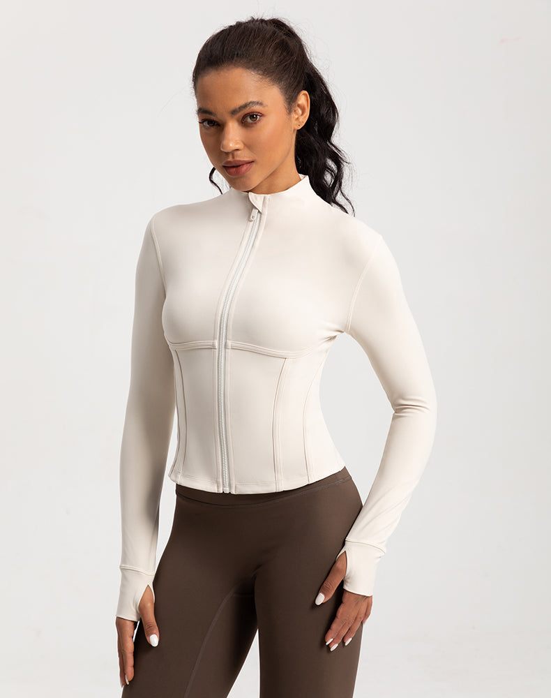 Stand Collar Yoga Jacket